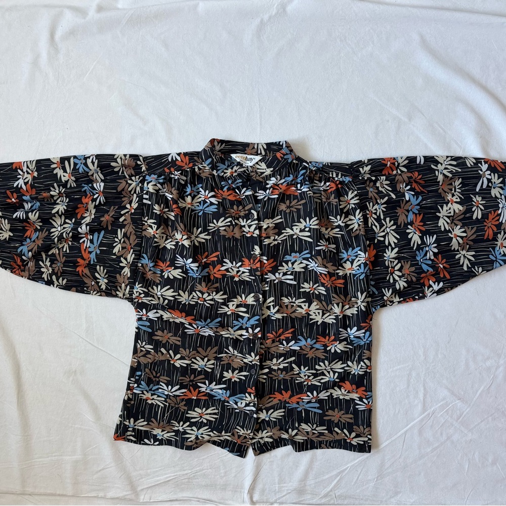 Vintage Women’s EccoBay Floral Patterned Boho Top